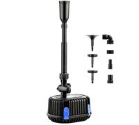 YAOBLUESEA Pompa per fontana, pompa da giardino, per laghetti, cascate, fontana, 20 Watt, 1000 l/h CHP-1000