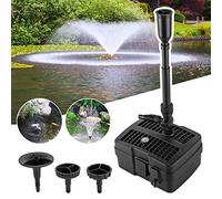 YAOBLUESEA Pompa per Laghetto Filtro per Laghetto UVC Filtro per Laghetto Pompa,4 in 1 con Filtro Chiarificatore UV CUF-2505 1000L / H 24 W 10 m Cavo di Alimentazione Giardino e Fontana Design
