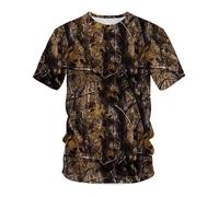 YAODANGM T-Shirts Fantaisie pour Hommes imprimés en 3D avec Motifs de plantes, Fleurs, oiseaux et Branches, t-Shirts d'été à Manches Courtes, hauts graphiques réalistes