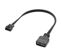 YAODHAOD Adattatore controller da 5 V ARGB a 4/6 pin, 2 pezzi, compatibile con la nave pirata Coolmoon EZDIY-FAB RGB, altre ventole per PC da 4 a 6 pin e dispositivi LED (da 3 pin a spina PH2.0 a 4