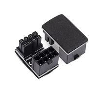 YAODHAOD GPU VGA PCIe 8 pin U Turn 180 Gradi Angolo Connettore, per desktop scheda grafica, confezione da 2 (8 pin B)