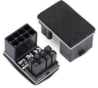 YAODHAOD GPU VGA PCIe 8 pin U Turn 180 Gradi Angolo Connettore , per desktop scheda grafica, confezione da 2 (8 pin A)