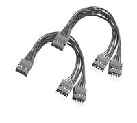 YAODHAOD Mainboard USB Splitter 2 pezzi, USB2.0 9PIN Splitter 1 a 2 per PC-15 cm USB Header Splitter