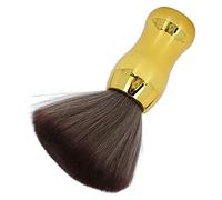 YAOGOHUA Barber Neck Duster Brush Soft Nylon Hair Hair Sweeping Cleaning Brush for Face Neck Gold