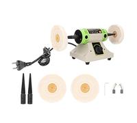 YAOGOHUA Desktop Double Head Bench Polisher Grinder Jewelry Polishing Buffer Machine