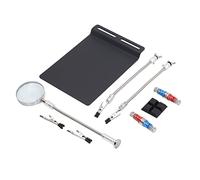 YAOGOHUA Soldering Helping Hands Flexible Arms Angle Adjustable Hands Soldering Station with 3X Magnifier for Maintenance