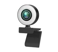 YAOGUI 1080P/2K/720P Bellezza Webcam USB Auto Per La Messa A Fuoco Del Computer Camera Drive3 Gear Luce di Riempimento Per Conferenze Streaming Usb Web Cameras Con Luce Per Computer Pc Laptop