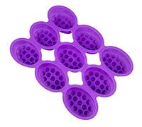 YAOGUI 9 Fori Ovali Stampi Sapone Fatti A Mano Massaggio Stampi Per Sapone Accessori Fatti A Mano Silicone Per La Casa Handmading Silicone Mous