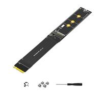 YAOGUI Adattatore HDDS NVME A velocità Rapida Adattanti Cavo Enhances Segnali Tecnologia Connettori Dritti per 2230 2242 2260 2280 HDDS Estensione SSD Angolare A Destra