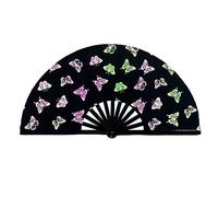 YAOGUI Aggiungi freschezza alle tue esibizioni con questo ventilatore riflettente per Kung Fu per interni ed esterni, viaggi, campeggio, escursionismo, ventilatore decorativo