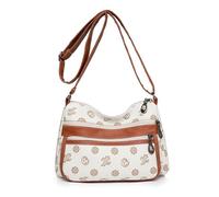 YAOGUI Borsa a tracolla Borse a tracolla Borse a tracolla per le donne Borsa in pelle Borsa a tracolla leggera Pocketbook Viaggio, bianco, One Size