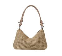 YAOGUI Borsa da donna estate-spiaggia borsa grande capacità borsa tote mare borsa a tracolla in paglia intrecciata moda borsa a tracolla studentesse borsa da scuola donna borsa a tracolla in paglia da