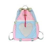 YAOGUI Borsa da trekking all'aperto Zaino da donna in tessuto di nylon borsa da scuola con tracolla regolabile e archiviazione organizzata per zaini pratici essenziali per pendolari, Blu