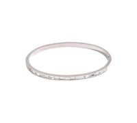 YAOGUI Bracciale aperto alla moda in acciaio inox, leggero, gioiello elegante per abbigliamento casual o formale, set intercambiabile alla moda