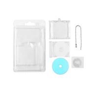 YAOGUI Caso del disco acrilico Periferiche Commemorativo Album Disc Caso Pendente Per Portachiavi Zaino Appeso Decorazioni Acrilico ABS Keychain