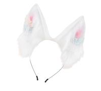 YAOGUI Cerchietto per capelli in peluche peloso con design snodabile per eventi DressingUp, adulti, bambini, giochi di ruolo, eventi a tema, copricapo con orecchie in peluche per giochi di ruolo