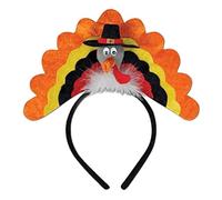 YAOGUI Cerchietto per capelli per festa del Ringraziamento, festa di festa, feltro, tacchino, costume copricapo per bambini e adulti, copricapo per festa del Ringraziamento, decorazione per il