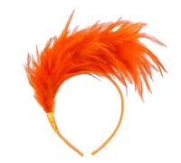 YAOGUI Cerchietto per capelli per feste di Mardi Gras con piume, accessori per la testa del carnevale per eventi di danza e festival musicali per raduni per costumi