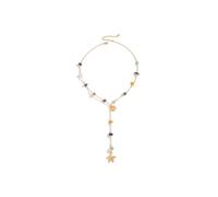 YAOGUI Collana A Ciondolo Impilabile In Campione Marino Con Marca Stelle Per Le Le Accenti Pietra Abbigliamento Casual Ispirato Alla Collana In Lega Turchese