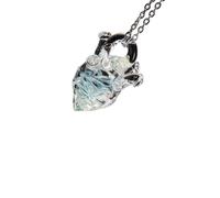 YAOGUI Collana Del Cuore In Fatto A Mano Con Gioielli Romantici Regolabili A Catena Argento Per Suo Regalo Collana Da Giorno Anniversario