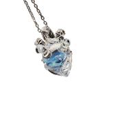 YAOGUI Collana Del Cuore In Fatto A Mano Con Gioielli Romantici Regolabili A Catena Argento Per Suo Regalo Collana Da Giorno Anniversario