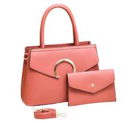YAOGUI Elegante set di 2 borse per le donne di grande capacità borsa a tracolla in pelle PU borsa a tracolla con manico superiore borse in pelle PU, A, One Size