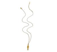 YAOGUI Elegante set di gioielli con ciondolo a forma di pesce, comodo da indossare, ideale per gite in spiaggia e occasioni speciali, collana da donna per feste in spiaggia