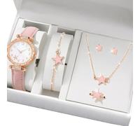 YAOGUI Elegante Set Presente Orologio Pratico Con Gioielli In Lega Accessori In Lega Alla Perfetti Per Stili Quotidiani E Set Gioielli E Orologi Della Occasionali