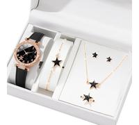 YAOGUI Elegante Set Presente Orologio Pratico Con Gioielli In Lega Accessori In Lega Alla Perfetti Per Stili Quotidiani E Set Gioielli E Orologi Della Occasionali