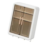 YAOGUI Organizzatori del bagno della mensola del muro multiuso per il prodotto di stoccaggio di trucco e gli accessori per la casa utilizzano gli organizzatori cosmetici montati adesivi