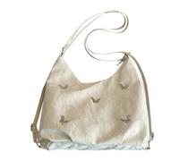 YAOGUI Zaino convertibile multifunzionale per viaggi di lavoro di grande capacità con cinghie regolabili Design ergonomico PU Borsa da ufficio unisex moderna, No Ciondolo Bianco