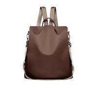 YAOGUI Zaino da scuola per studenti multifunzionale da viaggio alla moda a spalla grande capacità casual zaini da scuola per studenti di grande capacità zaino a tracolla casual, Colore caffè.