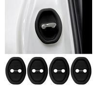 yaohaishao 4 Pezzi Protezione per Serratura Portiera Auto per BMW 3 Series G20 2020 2021, Coperture di Protezione per Chiavistelli in Silicone Copertura per Serratura Portiera,Bla-CK