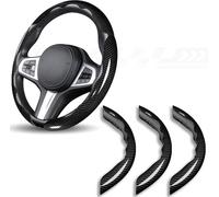 yaohaishao Coprivolante per Auto per Porsche Cayenne E-Hybrid 2019-2024, Impugnatura segmentata in Fibra di Carbonio Antiscivolo Sportivo Accessori protettivi,Black