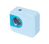 YAOHY Compatto Portatile Elettrico Temperino Con Serbatoio A Mano Temperamatite Di Risparmio Di Lavoro Universale Automatico Di Rotazione Temperini Con Serbatoio(Blu)