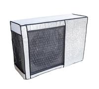 YAOHY Copri Condizionatore da Esterno Riflettenti del Film di Alluminio per Fuori, Trapuntate Impermeabili Copertura Condizionatore Esterno Termico All'aperto(XXL,B)