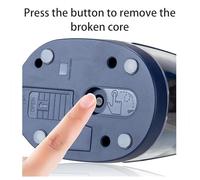 YAOHY Matite Elettriche Automatiche Temperino Con Serbatoio Regolabili Di Grande Calibro Temperamatite Studente Temperini Con Serbatoio(Blu)