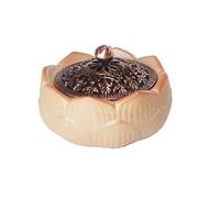 YAOHY Minimalista Porta Aglio E Cipolla Con Coperchio Traforato In Ferro Battuto Porta Patate Cipolle Aglio Ciotola Vintage Contenitori Per Alimenti