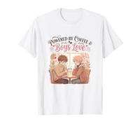 Yaoi Powered By Coffee Boys Love Anime Manga Estetica Maglietta
