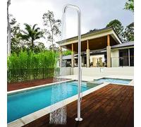 YAOJIA Doccia Solare da Esterno con Doccia A Pioggia E Soffione Doccia Portatile, Altezza 220 Cm, Sistemi di Finiture for Vasca E Doccia for Cortile, Spiaggia, Spa