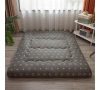 YAOJIA Materasso futon giapponese da pavimento, tatami spesso in 100% cotone, materassino pieghevole, dormitorio portatile, lettino arrotolabile(C,135 * 200cm (53 * 78 inches))