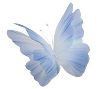 Yaoliucp Farfalle finte realistiche da 20 pollici farfalle di seta giganti per farfalle decorative decorative fai -da -te per le decorazioni di farfalle fotografiche blu, farfalle per mestieri