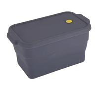 Yaoliucp Panna del pane al silicone, padella di silicone antiaderente a freddo/resistente al calore con coperchio, muffa rettangolare pieghevole rettangolare per torte da forno, brownies