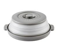 Yaoliucp Place a microonde e Copertura Alimentare, Coperchio a microonde in Silicone Coperchio da Cucina Piatto da Cucina Pestino per Verdure e Frutta per Alimenti
