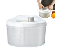 YAOPIU Centrifuga Pulitore Frutta con Ciotola - Ciotola Manuale per Pulire Ortaggi - Contenitore Doppio Strato per Lavaggio e Sgocciolatura in Cucina Casa Frutti di Bosco Uva Pomodori Verdure