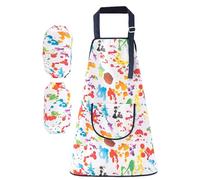 YAOPIU Grembiuli Per I Bambini,Camice Artistico Regolabile Con Maniche - Grembiule Da Pittura Dei Bambini,Per Età Da 2 A 12 Aula Casa Giardino Cucina All'Aperto Scuola Asilo Ora Di Pasto