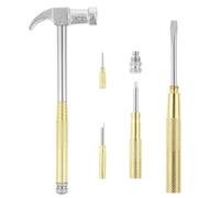 YAOPIU Martello Mini - Piccoli per Lavori Artigianali - Utensile Cacciavite Robusto Leggero Anti-Scivolo per Lavorazione Metalli Oreficeria Falegnameria Edilizia Fai Da Te