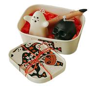 YAOPIU Profumate - Candela Profumata a Forma di Fantasma Teschio Lapide,Fragranza Decorazioni Halloween Gotico Spettrale - Decorazioni per Interni Camera da Letto