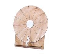 YAOPIU Ruota dei Premi | Ruota Legnosa 28 Cm per Fiere della,Giochi Rotanti per Serate in Famiglia Ricompense Scolastiche - Feste Compleanni Bambini Ragazzi Adulti Eventi