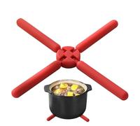 YAOPIU Sottopentole In Silicone Per Cucina,Supporto Per Pentole Antiaderente A Croce - Sottopentola Pieghevole Per Utensili Da Cucina,Per Tavola da Pranzo Caldi Forno Cibo Cottura Cottura al